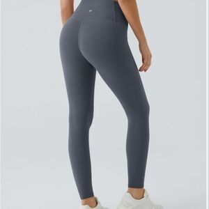 Halara Ultrasculpt SoCinched Silent Blue High-Waisted Leggings